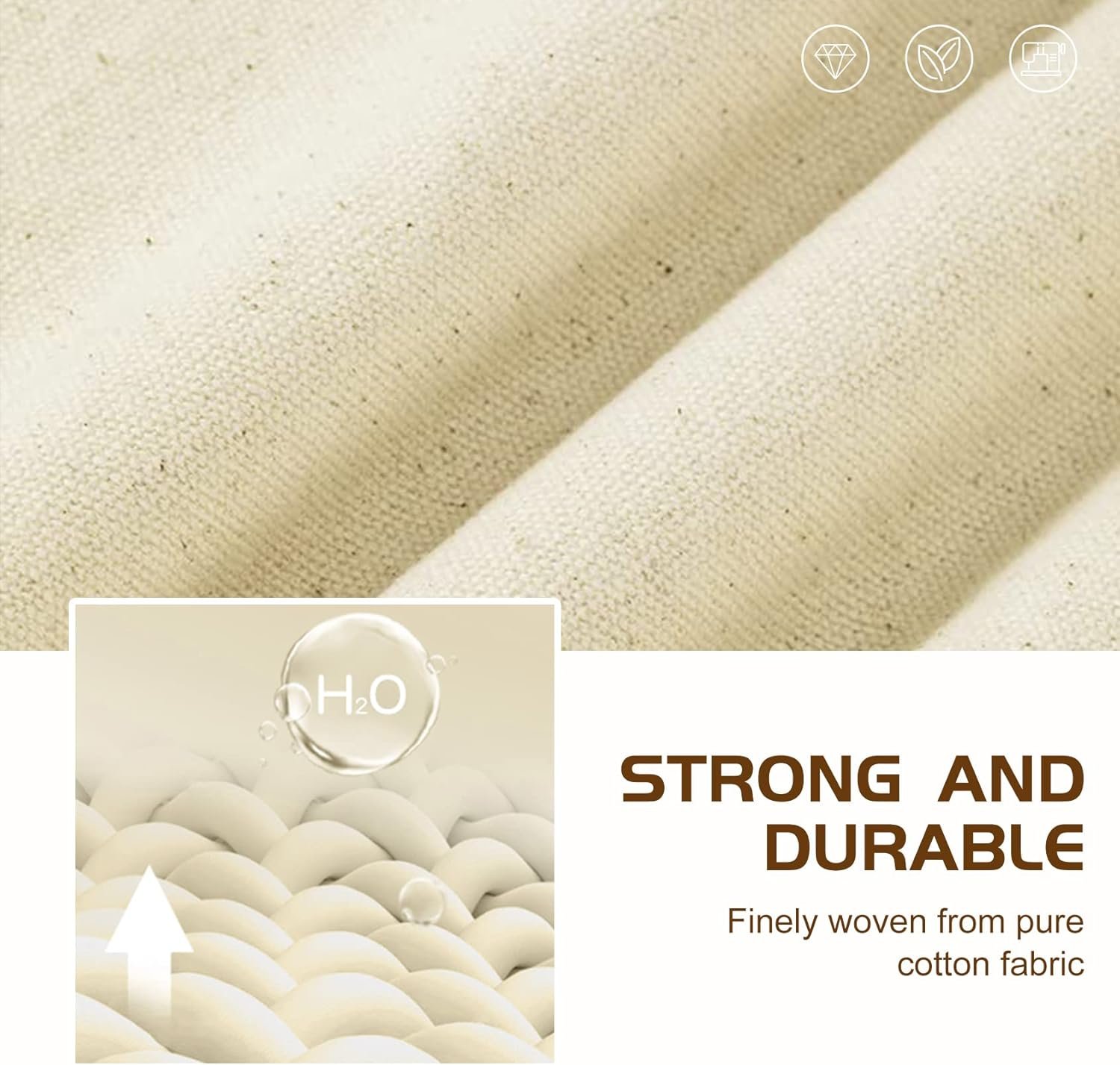 Canvas Yoga Tote with Mat Holder and Pocket – Multi-Purpose Bag - Image 7