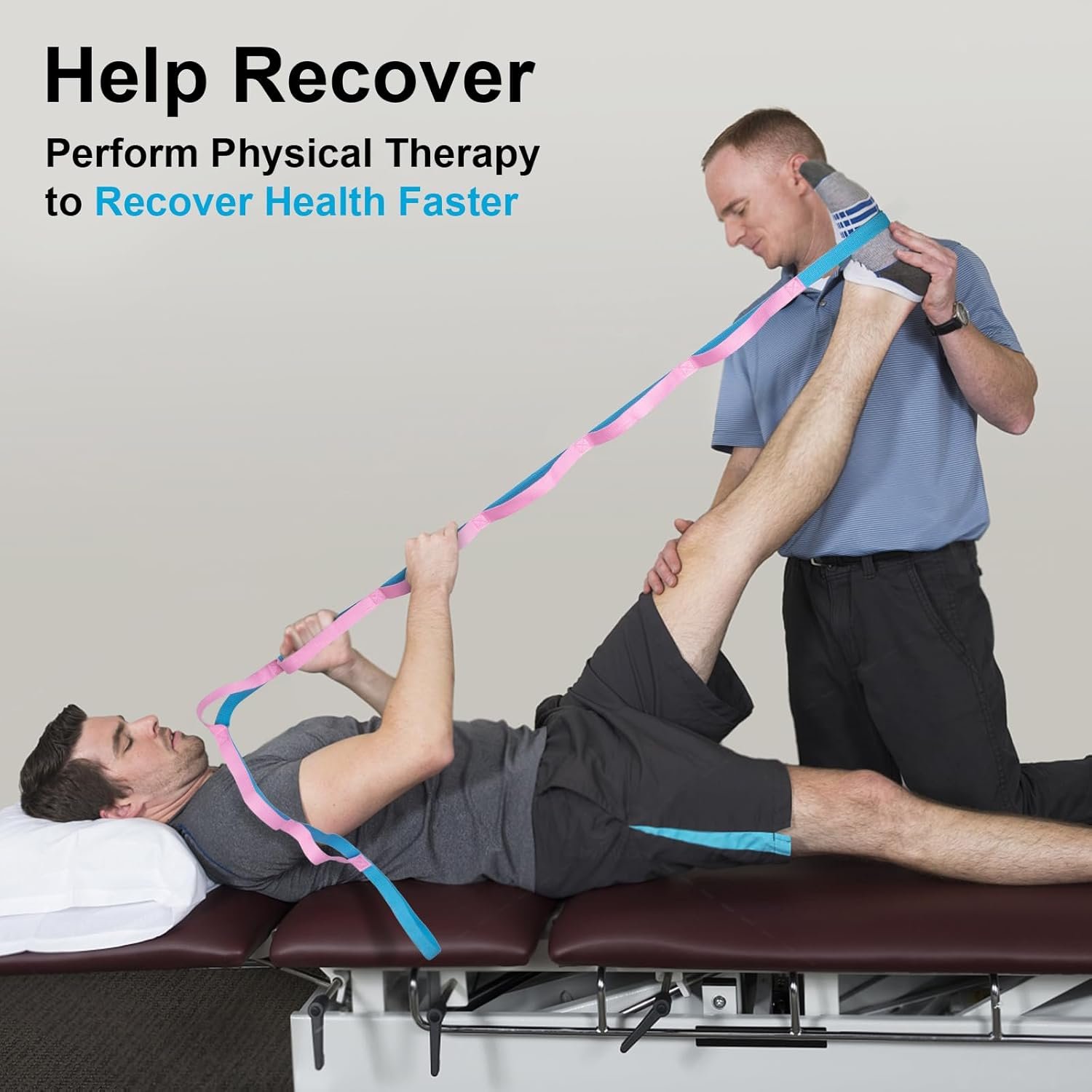 Stretching Strap with Loops – Soft, Durable Band for Yoga & Exercise - Image 7